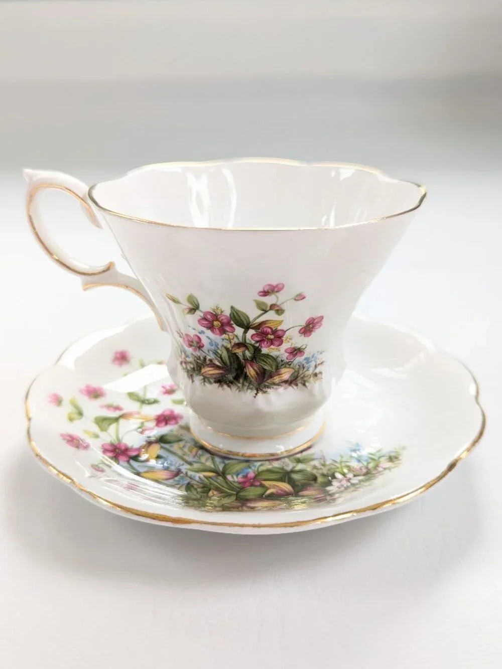 Royal Albert Sunnyside Series Michele Teacup & Saucer English Fine Bone China